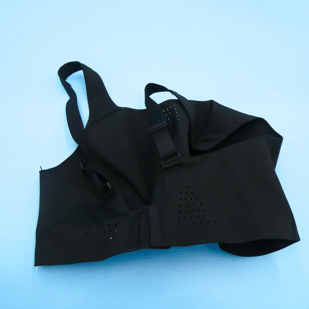 Victoria's Secret Bra Womens 38DDD Incredible Black Wireless‎ Laser Cut Nylon